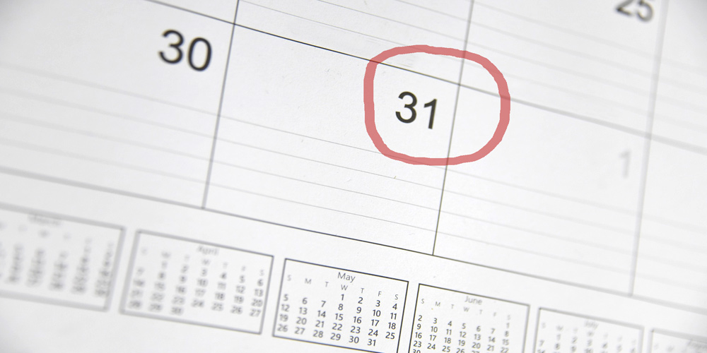 Plan to review your business tracking stats at the end of the month.